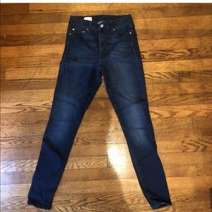 Gap Denim Women's Jeans Size 27r High Rise Skinny